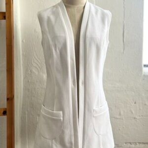 "Koret of California" vintage white vest - Most likely size S